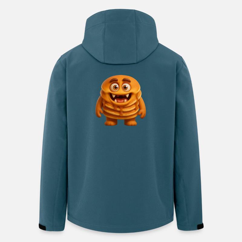 Pfannkuchen Eierkuchen - Recycelte Männer Softshell-Jacke von Stanley/Stella - Dunkles Petrol