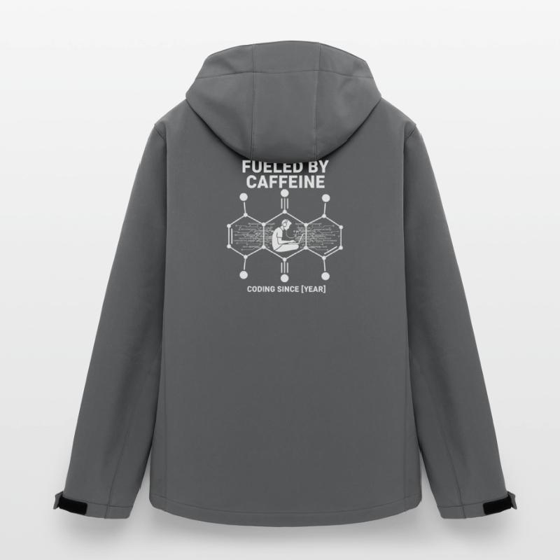 Fueled by Caffeine Coding Shirt | Programmierer Recycelte Männer Softshell-Jacke von Stanley/Stella