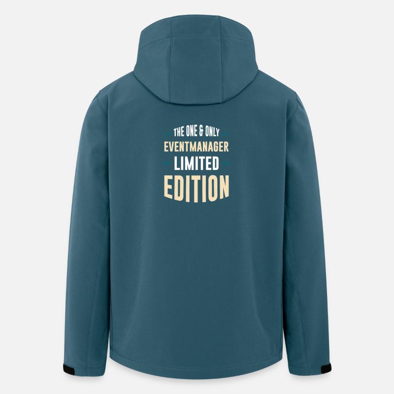 Eventmanager Limitierte Edition - Recycelte Männer Softshell-Jacke von Stanley/Stella - Dunkles Petrol