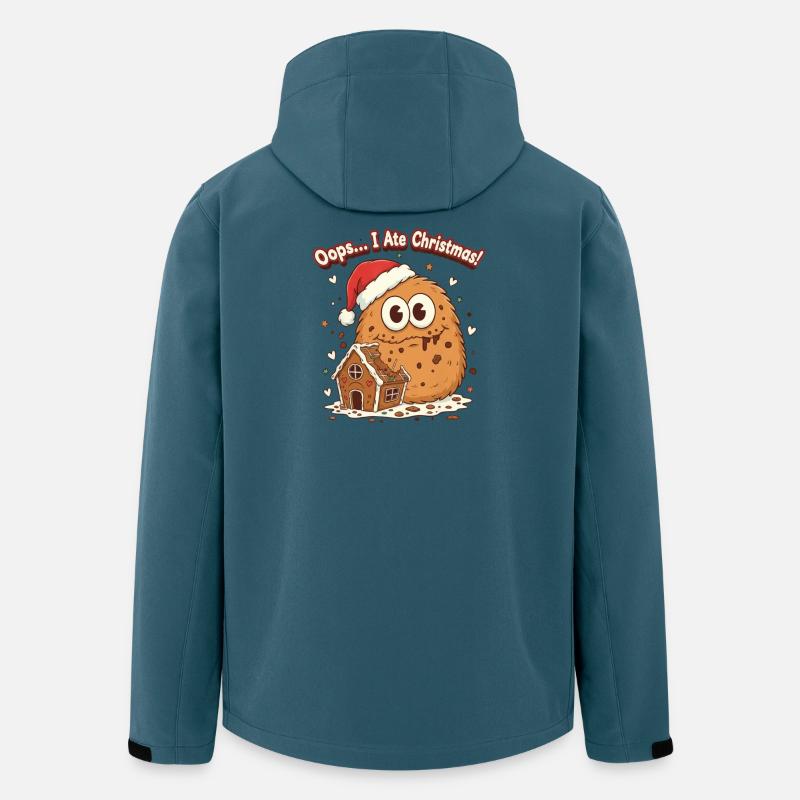 Keksi feiert Weihnachten - Recycelte Männer Softshell-Jacke von Stanley/Stella - Dunkles Petrol