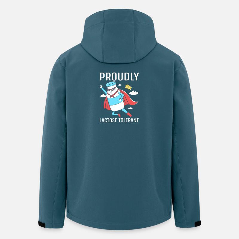 Blähungen Milch Laktose - Recycelte Männer Softshell-Jacke von Stanley/Stella - Dunkles Petrol