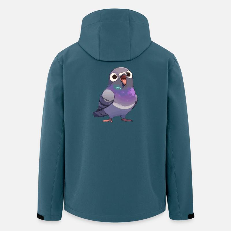 Tauben Taube - Recycelte Männer Softshell-Jacke von Stanley/Stella - Dunkles Petrol