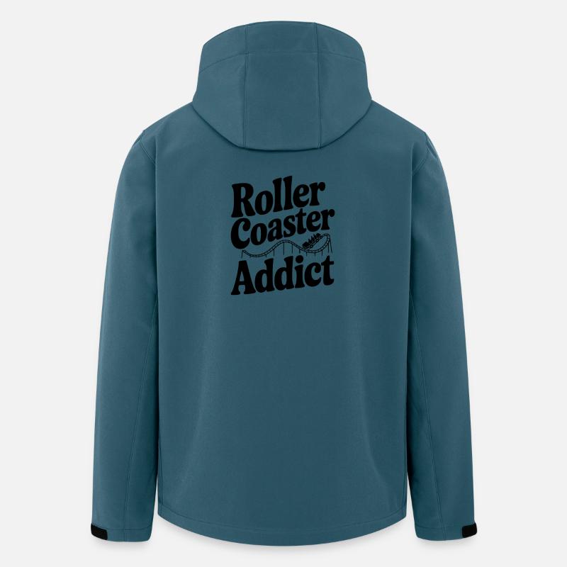 Roller Coaster Addict - Men’s Recycled Softshell Jacket by Stanley/Stella - stargazer
