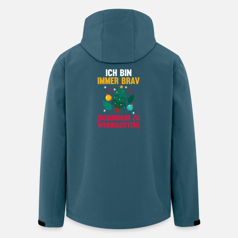 Weihnachtsmann Weihnachtszeit Weihnachts - Recycelte Männer Softshell-Jacke von Stanley/Stella - Dunkles Petrol