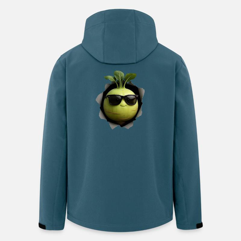 Kohlrabi - Recycelte Männer Softshell-Jacke von Stanley/Stella - Dunkles Petrol