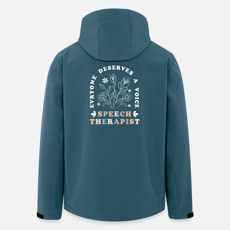Sprachtherapeut Logopäde Logopädie - Recycelte Männer Softshell-Jacke von Stanley/Stella - Dunkles Petrol