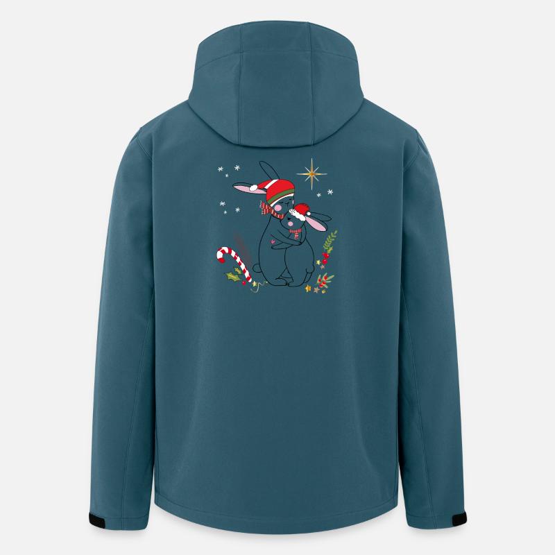 Adventszeit - Recycelte Männer Softshell-Jacke von Stanley/Stella - Dunkles Petrol