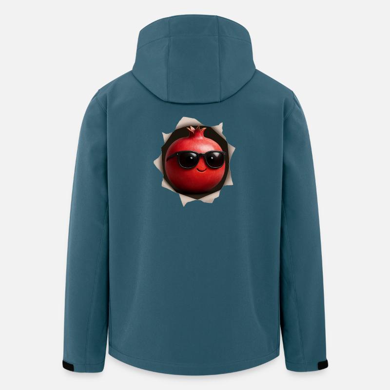 Pomegranate Granatapfel - Recycelte Männer Softshell-Jacke von Stanley/Stella - Dunkles Petrol