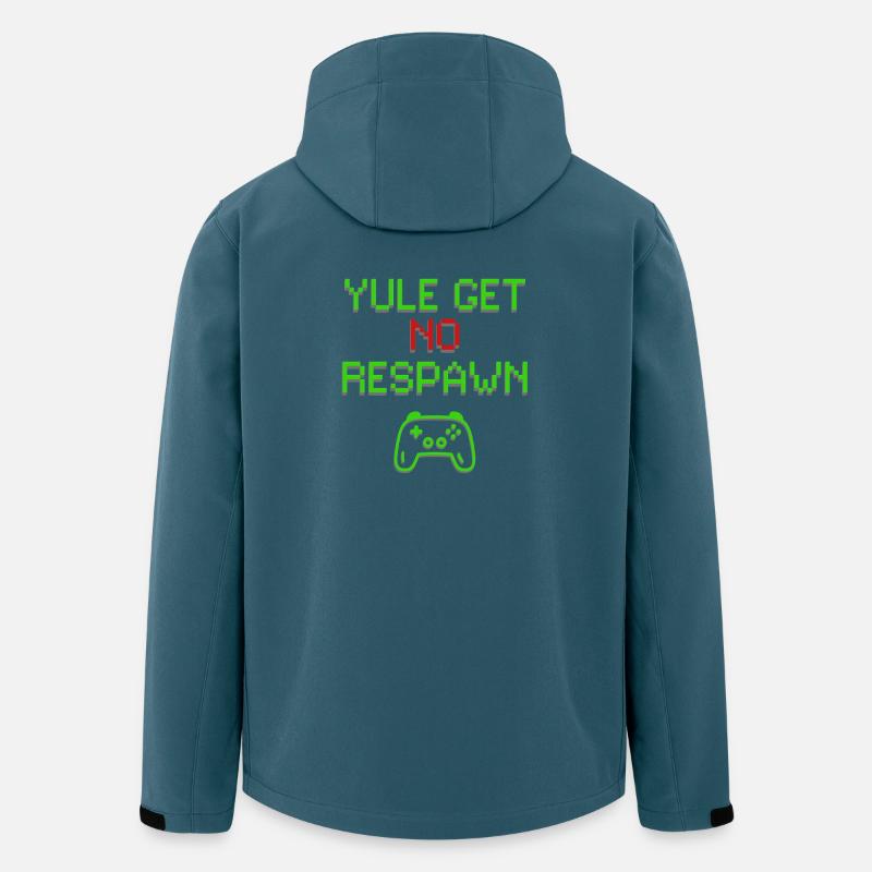 Yule n’a pas de réapparition - Veste softshell homme en polyester recyclé Stanley/Stella - bleu pétrole foncé