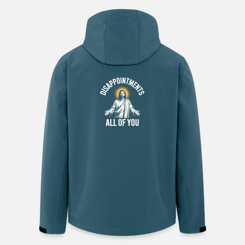 Enttäuschungen euch allen - Recycelte Männer Softshell-Jacke von Stanley/Stella - Dunkles Petrol
