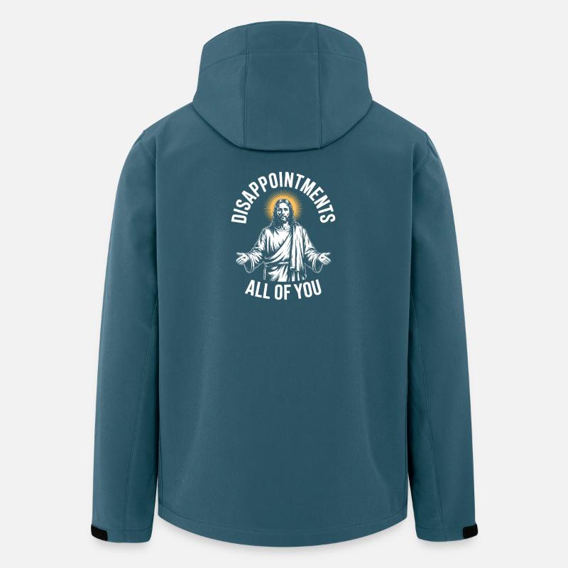 Enttäuschungen euch allen - Recycelte Männer Softshell-Jacke von Stanley/Stella - Dunkles Petrol
