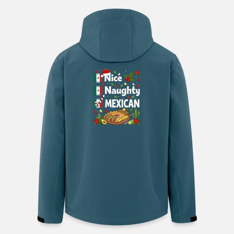 Nice Naughty Mexican Fiesta - Recycelte Männer Softshell-Jacke von Stanley/Stella - Dunkles Petrol