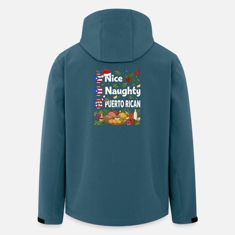 Nice Naughty Puerto Rican Feast - Recycelte Männer Softshell-Jacke von Stanley/Stella - Dunkles Petrol