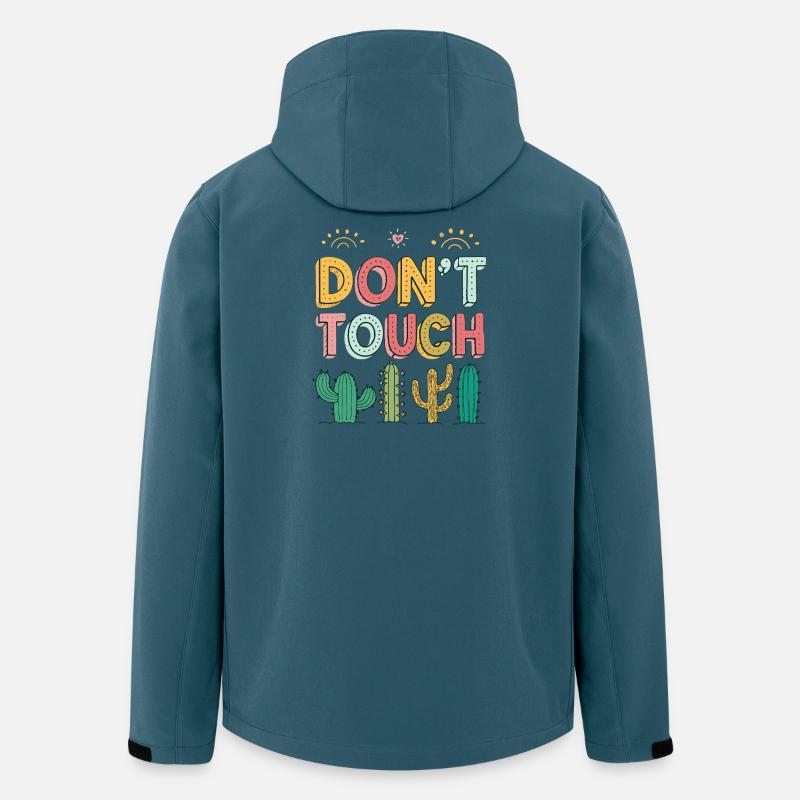 Do Not Touch Pastel Cactus - Men’s Recycled Softshell Jacket by Stanley/Stella - stargazer