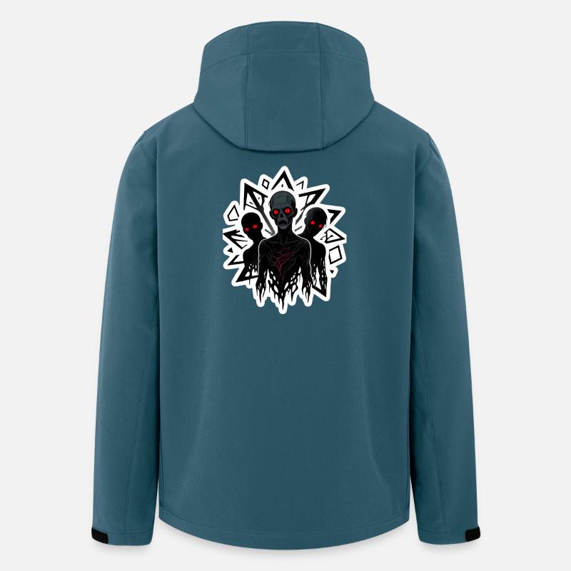 Dunkle Gestalten - Recycelte Männer Softshell-Jacke von Stanley/Stella - Dunkles Petrol