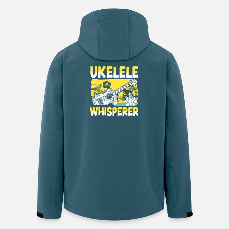 Ukulélé hawaïen ukélé ukulélé - Veste softshell homme en polyester recyclé Stanley/Stella - bleu pétrole foncé