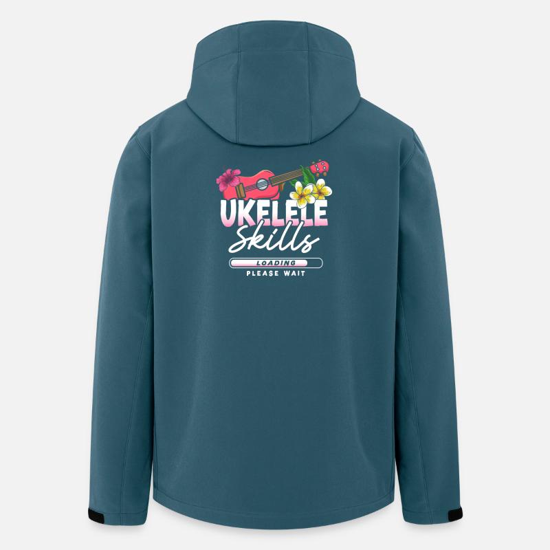 Ukulélé hawaïen ukélé ukulélé - Veste softshell homme en polyester recyclé Stanley/Stella - bleu pétrole foncé