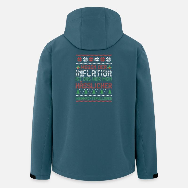 Weihnachtsmann Inflation Weihnachtszeit Weihnachte - Recycelte Männer Softshell-Jacke von Stanley/Stella - Dunkles Petrol