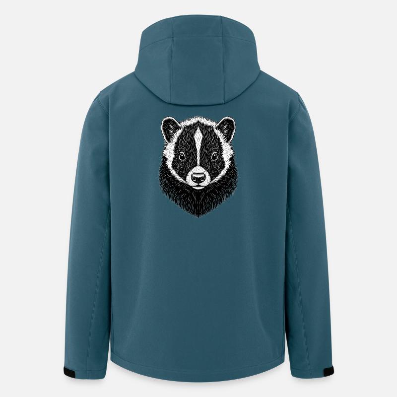 Stinktier - Recycelte Männer Softshell-Jacke von Stanley/Stella - Dunkles Petrol