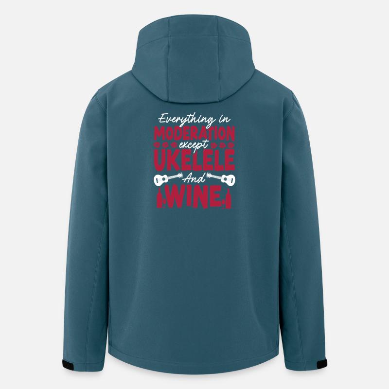 Hawaiian Ukulele Uke Wine - Recycelte Männer Softshell-Jacke von Stanley/Stella - Dunkles Petrol