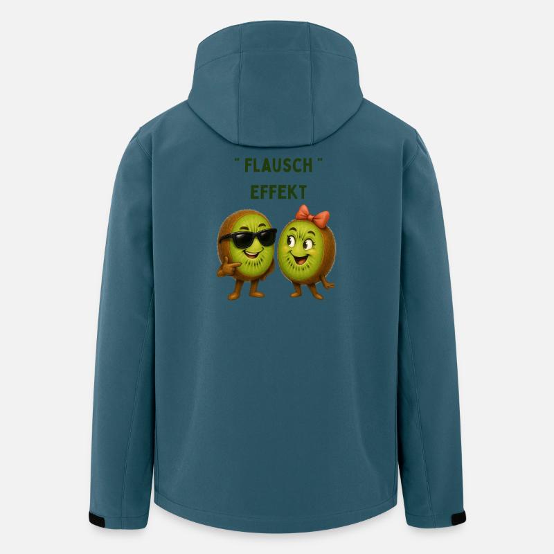 Flauscheffekt Kiwi-Duo - Recycelte Männer Softshell-Jacke von Stanley/Stella - Dunkles Petrol