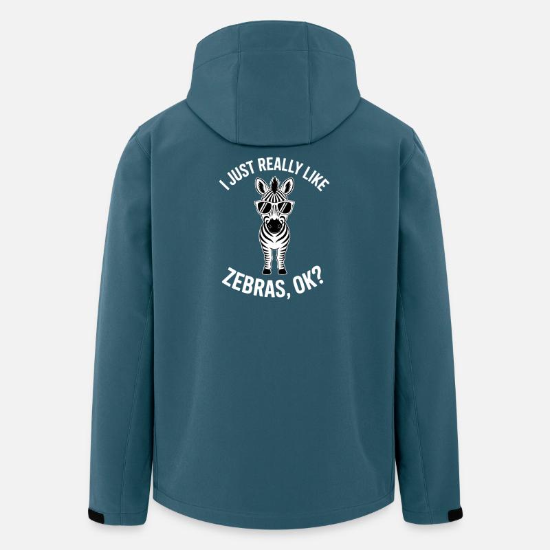 Zebra Saying Funny Zebra Gift - Men’s Recycled Softshell Jacket by Stanley/Stella - stargazer