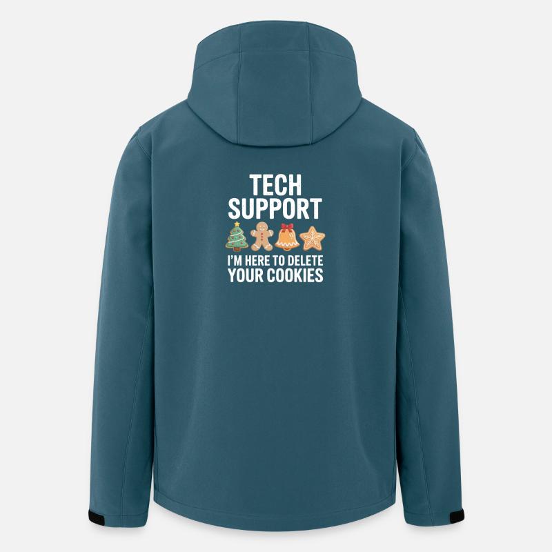 Technische Support-Cookie-Löschung - Recycelte Männer Softshell-Jacke von Stanley/Stella - Dunkles Petrol