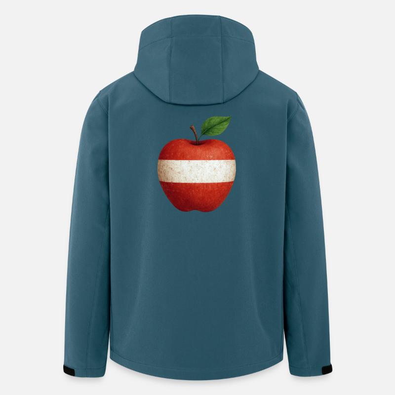 Österreich - Recycelte Männer Softshell-Jacke von Stanley/Stella - Dunkles Petrol