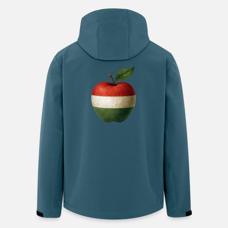 Ungarn - Recycelte Männer Softshell-Jacke von Stanley/Stella - Dunkles Petrol