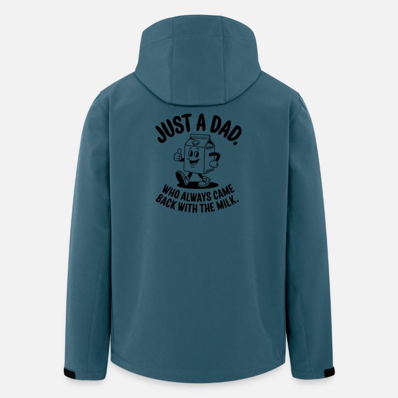 Just a dad funny father's day - Men’s Recycled Softshell Jacket by Stanley/Stella - stargazer