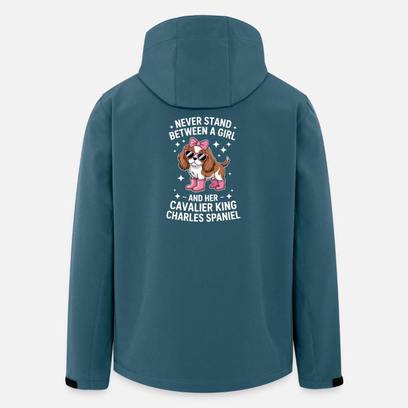 Cavalier King Charles Spaniel Gift - Men’s Recycled Softshell Jacket by Stanley/Stella - stargazer