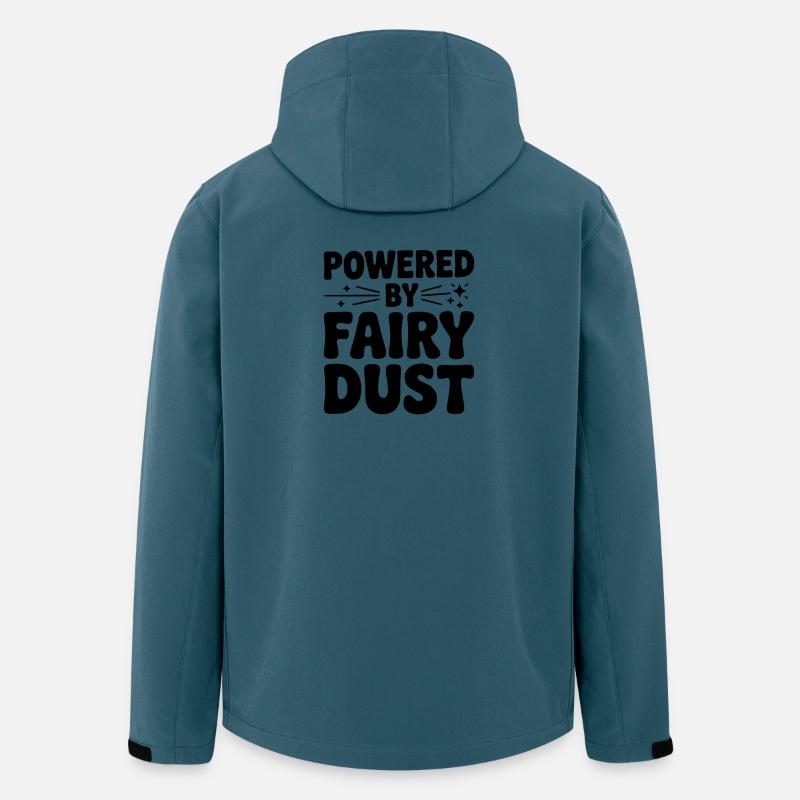 Angetrieben von Feenstaub - Recycelte Männer Softshell-Jacke von Stanley/Stella - Dunkles Petrol