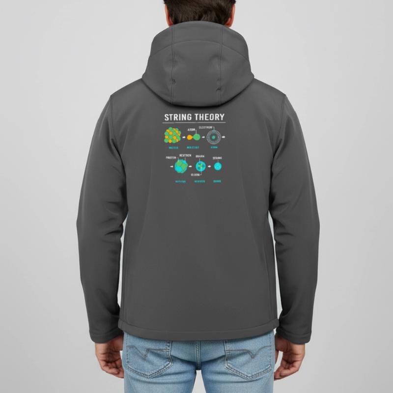 Quantum Physics Quantum Physics Quantum Leap Men’s Recycled Softshell Jacket Discoverer by Stanley/Stella