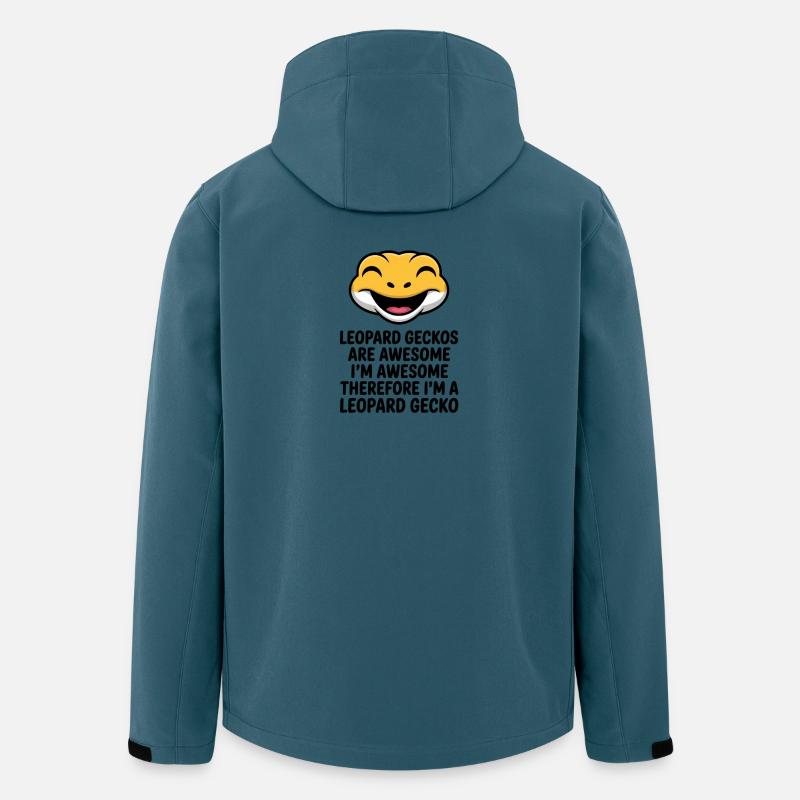 Riez avec une citation génétique audacieuse - Veste softshell homme en polyester recyclé Stanley/Stella - bleu pétrole foncé