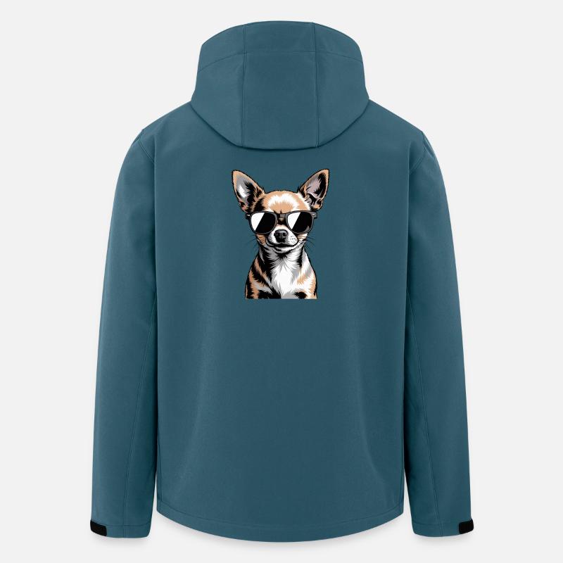Chihuahua - Recycelte Männer Softshell-Jacke von Stanley/Stella - Dunkles Petrol