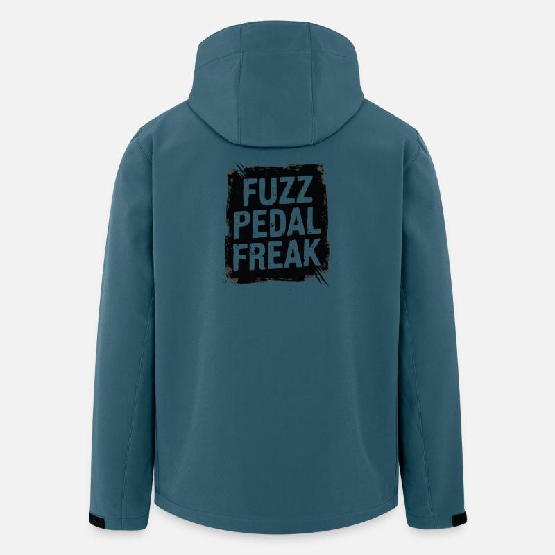 Fuzz Pedal Freak – Gitarren Sound Statement - Recycelte Männer Softshell-Jacke von Stanley/Stella - Dunkles Petrol