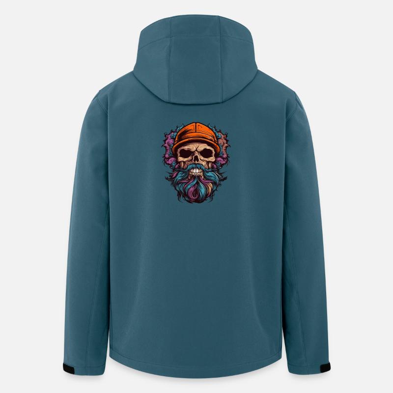 Skull with Beard - Men’s Recycled Softshell Jacket by Stanley/Stella - stargazer