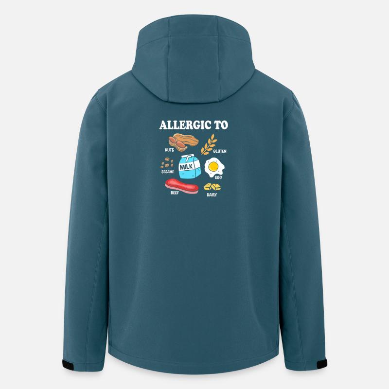 Allergie Lebensmittel - Recycelte Männer Softshell-Jacke von Stanley/Stella - Dunkles Petrol