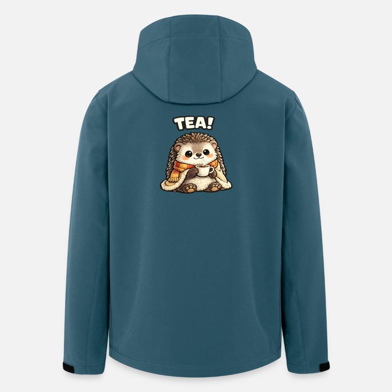 H Hérisson Tee Time Douillet - Veste softshell homme en polyester recyclé Stanley/Stella - bleu pétrole foncé