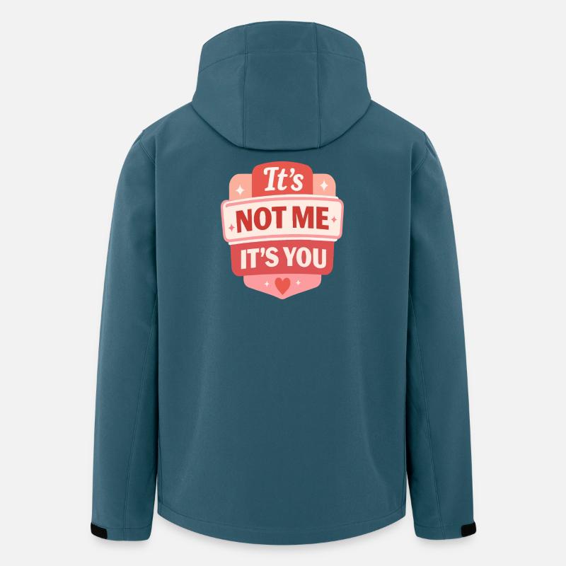 Ich bin es nicht, sondern dein Retro-Abzeichen - Recycelte Männer Softshell-Jacke von Stanley/Stella - Dunkles Petrol