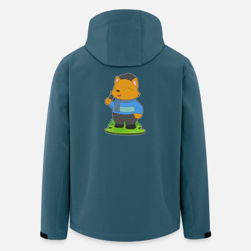Cat Singer Microphone Singing - Men’s Recycled Softshell Jacket by Stanley/Stella - stargazer