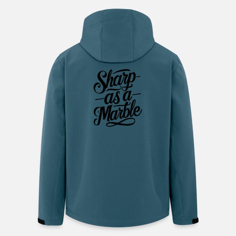 Sharp as a Marble - Recycelte Männer Softshell-Jacke von Stanley/Stella - Dunkles Petrol