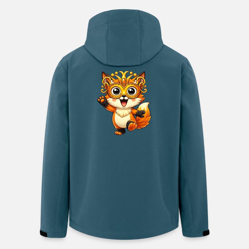 Carnival Fox Disguise Carnival Dancing Joy - Men’s Recycled Softshell Jacket by Stanley/Stella - stargazer