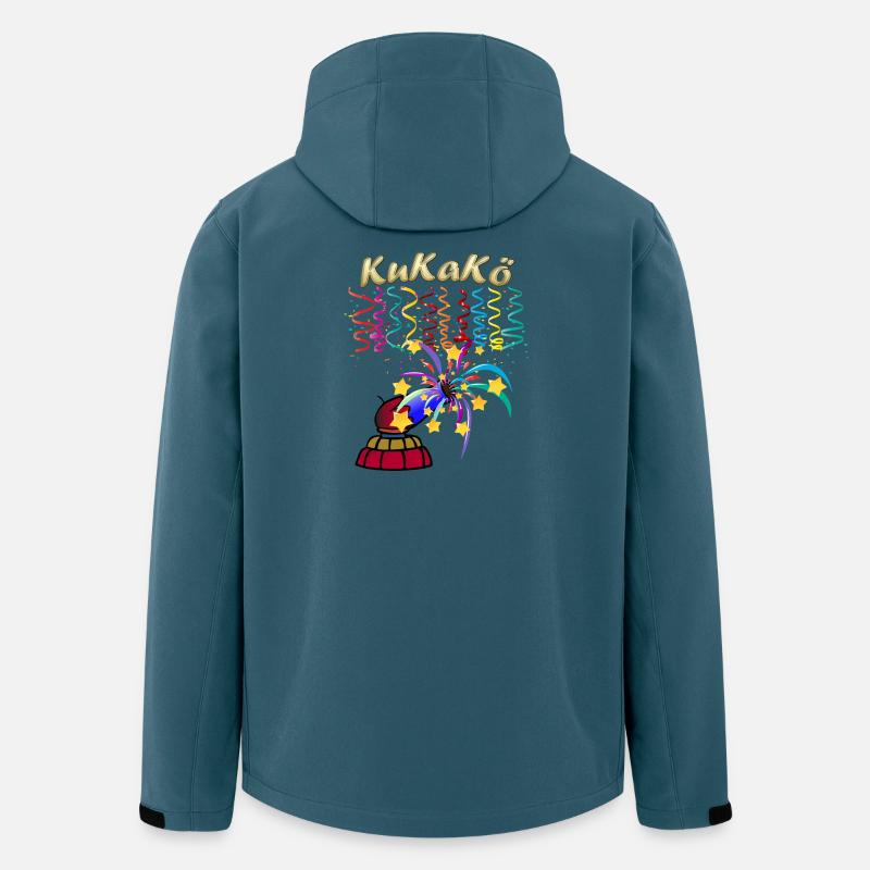 KuKaKö - Carnaval Carnaval Lundi gras Köthen - Veste softshell homme en polyester recyclé Stanley/Stella - bleu pétrole foncé