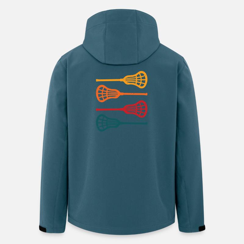 Lacrosse Stick Lacrosse - Recycelte Männer Softshell-Jacke von Stanley/Stella - Dunkles Petrol