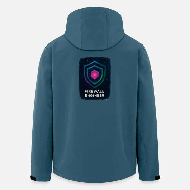 Firewall-Ingenieur – Cybersicherheit - Recycelte Männer Softshell-Jacke von Stanley/Stella - Dunkles Petrol