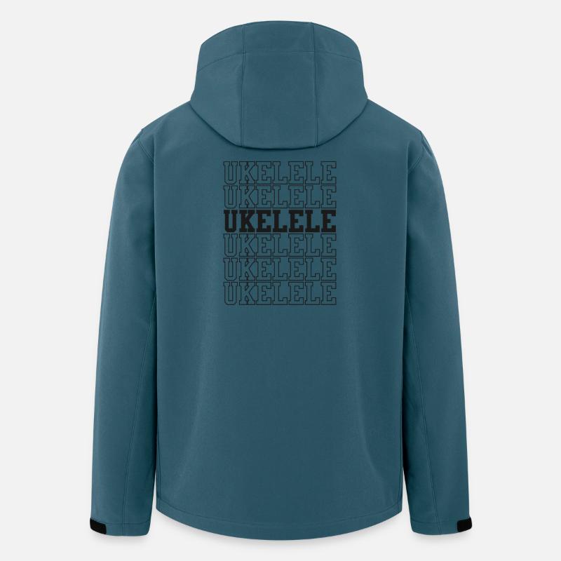 Hawaiian Ukulele Uke Ukulele - Recycelte Männer Softshell-Jacke von Stanley/Stella - Dunkles Petrol