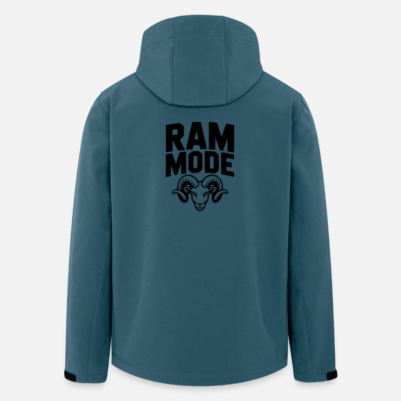 RAM-Modus - Recycelte Männer Softshell-Jacke von Stanley/Stella - Dunkles Petrol