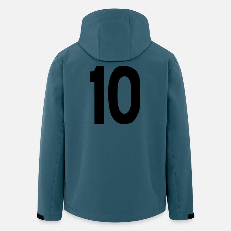 10 Zehn - Recycelte Männer Softshell-Jacke von Stanley/Stella - Dunkles Petrol