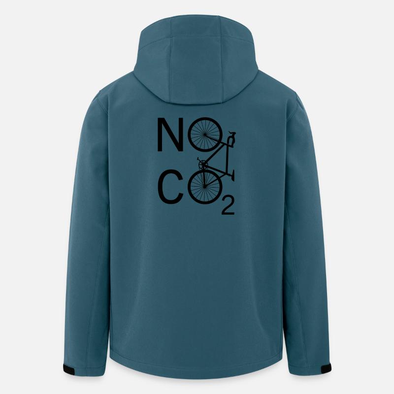 NoCo2 - Recycelte Männer Softshell-Jacke von Stanley/Stella - Dunkles Petrol